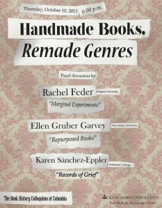 Handmade Books, Remade Genres